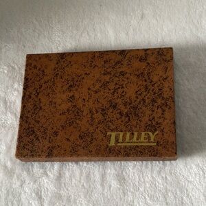 Black   Money Clip wallet  new in box goatskin